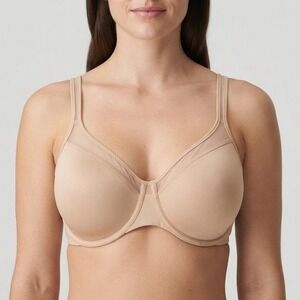 Bali One Smooth U Ultra Light Bra 38D Beige Tan Convertible Straps Underwire